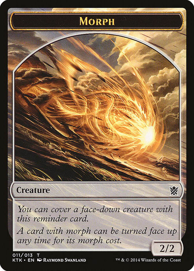 Morph [Khans of Tarkir Tokens] MTG Single Magic: The Gathering | Red Claw Gaming