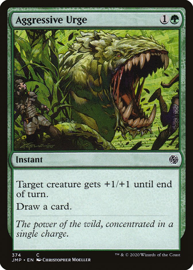 Aggressive Urge [Jumpstart] MTG Single Magic: The Gathering | Red Claw Gaming