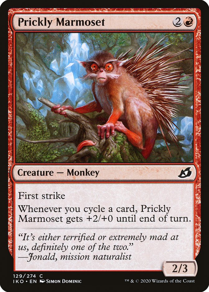 Prickly Marmoset [Ikoria: Lair of Behemoths] MTG Single Magic: The Gathering | Red Claw Gaming