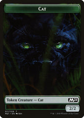 Beast // Cat (011) Double-Sided Token [Core Set 2021 Tokens] MTG Single Magic: The Gathering | Red Claw Gaming