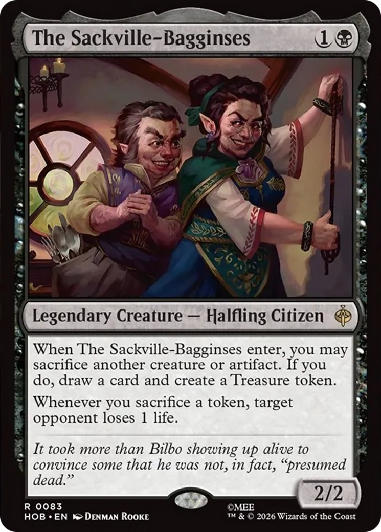 The Sackville-Bagginses (Extended Art) [The Hobbit] MTG Single Magic: The Gathering | Red Claw Gaming
