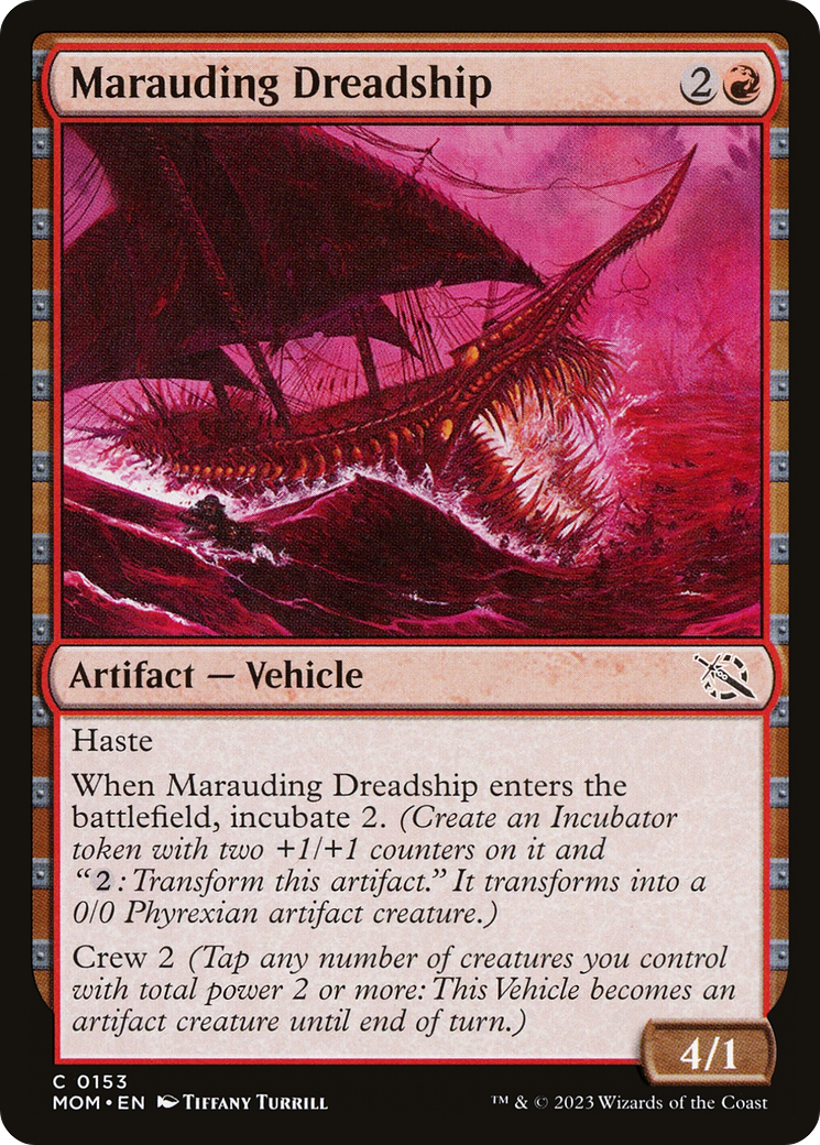 Marauding Dreadship [March of the Machine] MTG Single Magic: The Gathering    | Red Claw Gaming