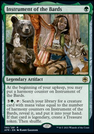 Instrument of the Bards (Promo Pack) [Dungeons & Dragons: Adventures in the Forgotten Realms Promos] MTG Single Magic: The Gathering | Red Claw Gaming