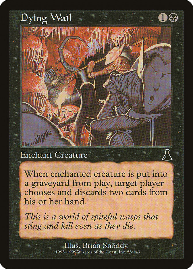Dying Wail [Urza's Destiny] MTG Single Magic: The Gathering | Red Claw Gaming