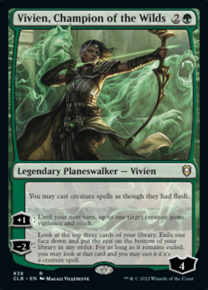 Vivien, Champion of the Wilds [Commander Legends: Battle for Baldur's Gate] MTG Single Magic: The Gathering | Red Claw Gaming