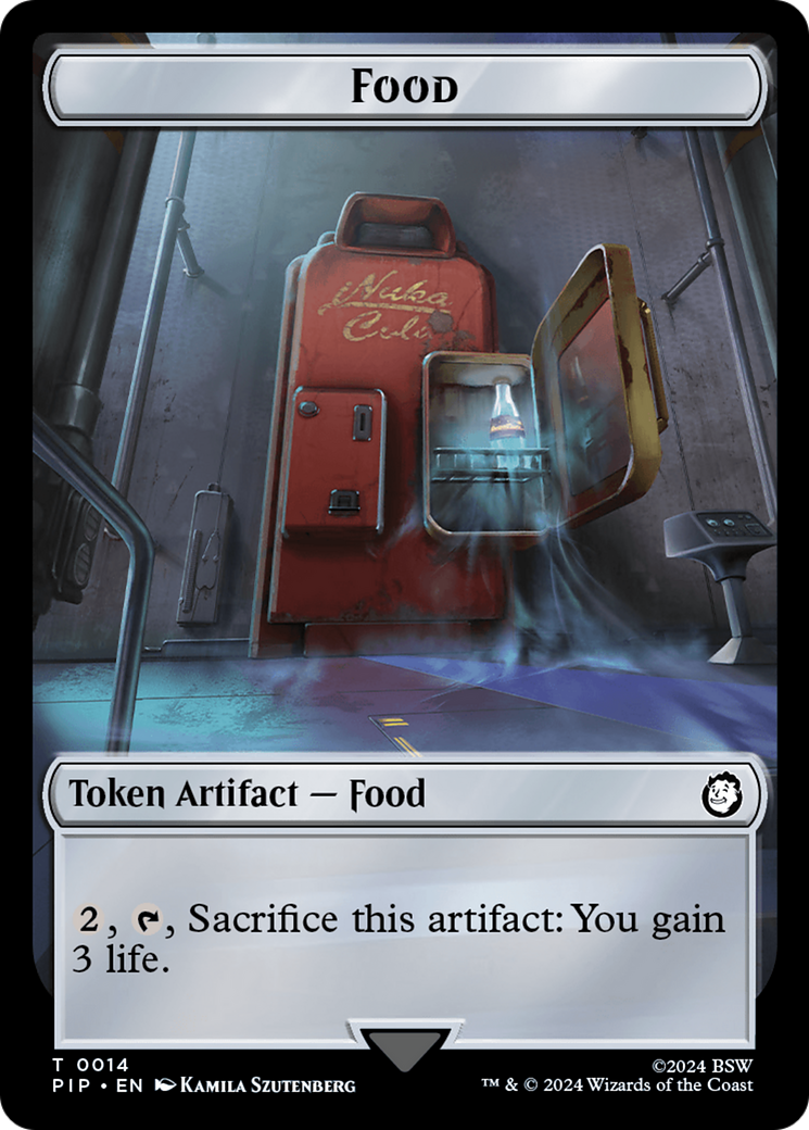 Food (0014) // Soldier (0004) Double-Sided Token [Fallout Tokens] MTG Single Magic: The Gathering | Red Claw Gaming