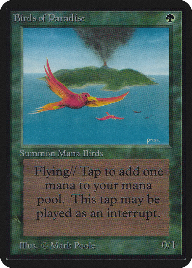 Birds of Paradise [Alpha Edition] MTG Single Magic: The Gathering | Red Claw Gaming