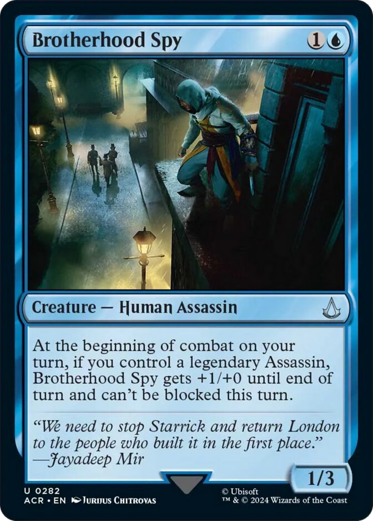 Brotherhood Spy [Assassin's Creed] MTG Single Magic: The Gathering | Red Claw Gaming