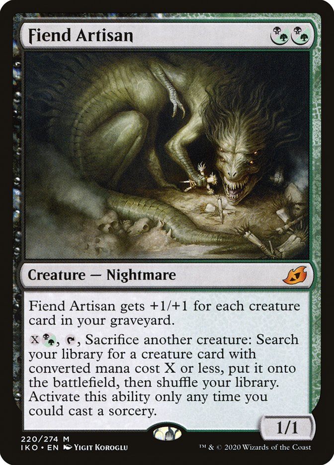 Fiend Artisan [Ikoria: Lair of Behemoths] MTG Single Magic: The Gathering | Red Claw Gaming