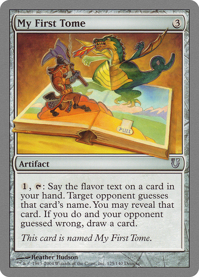 My First Tome [Unhinged] MTG Single Magic: The Gathering | Red Claw Gaming