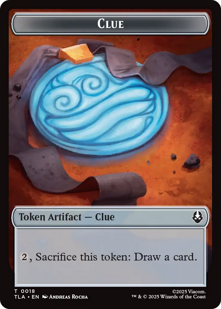 Clue (0018) // Food (0021) Double-Sided Tokens [Avatar: The Last Airbender Tokens] MTG Single Magic: The Gathering | Red Claw Gaming