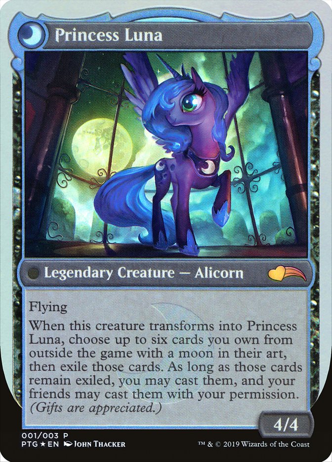 Nightmare Moon // Princess Luna [Ponies: The Galloping] MTG Single Magic: The Gathering | Red Claw Gaming