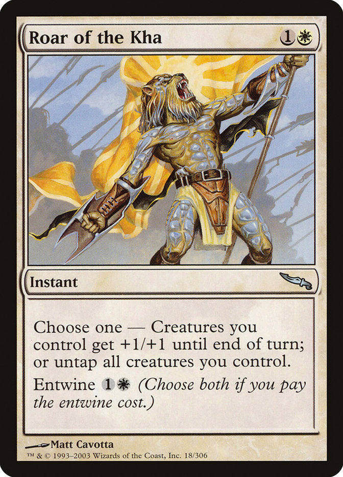 Roar of the Kha [Mirrodin] MTG Single Magic: The Gathering | Red Claw Gaming