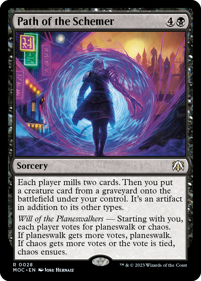 Path of the Schemer [March of the Machine Commander] MTG Single Magic: The Gathering | Red Claw Gaming