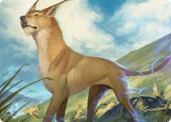 Blink Dog Art Card [Dungeons & Dragons: Adventures in the Forgotten Realms Art Series] MTG Single Magic: The Gathering | Red Claw Gaming
