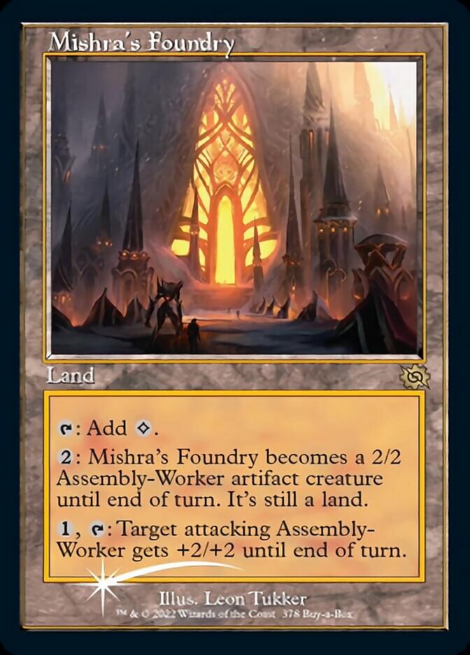 Mishra's Foundry (Retro) (Buy-a-Box) [The Brothers' War] MTG Single Magic: The Gathering | Red Claw Gaming