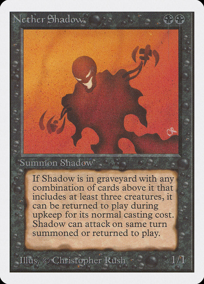 Nether Shadow [Unlimited Edition] MTG Single Magic: The Gathering | Red Claw Gaming