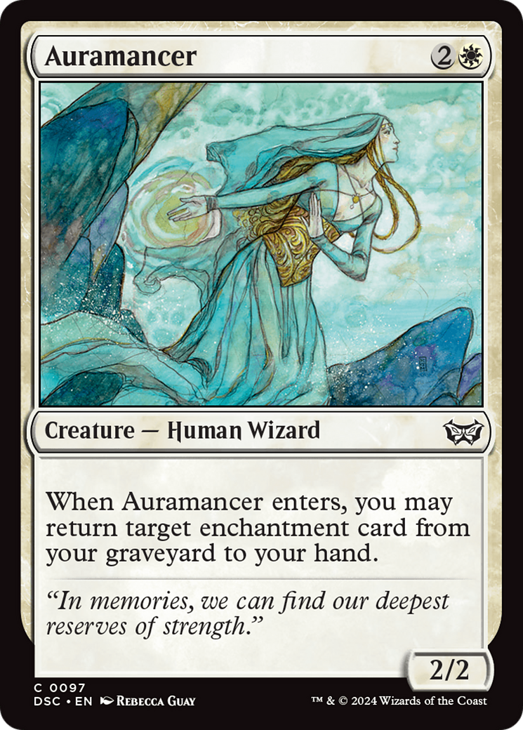 Auramancer [Duskmourn: House of Horror Commander] MTG Single Magic: The Gathering | Red Claw Gaming