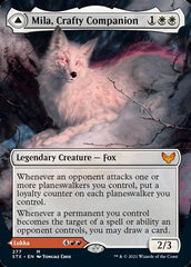 Mila, Crafty Companion // Lukka, Wayward Bonder (Borderless) [Strixhaven: School of Mages] MTG Single Magic: The Gathering | Red Claw Gaming