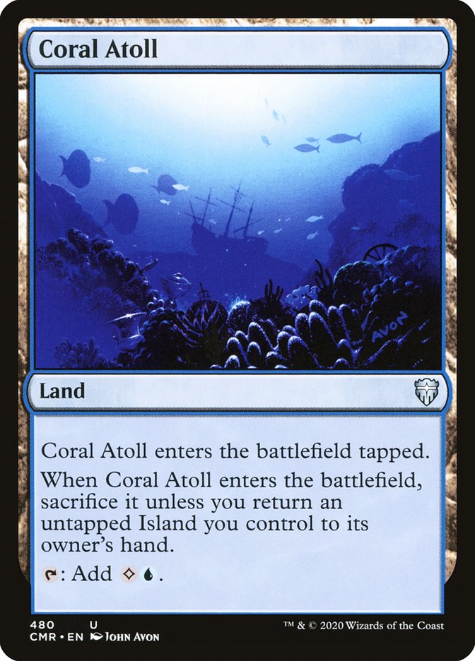 Coral Atoll [Commander Legends] MTG Single Magic: The Gathering | Red Claw Gaming