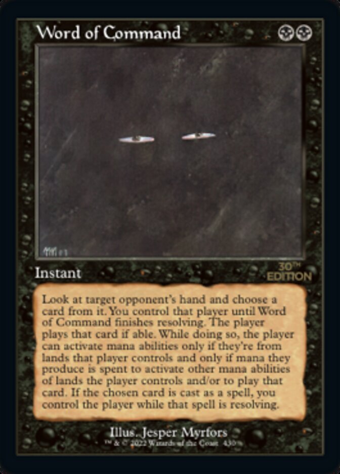 Word of Command (Retro) [30th Anniversary Edition] MTG Single Magic: The Gathering | Red Claw Gaming