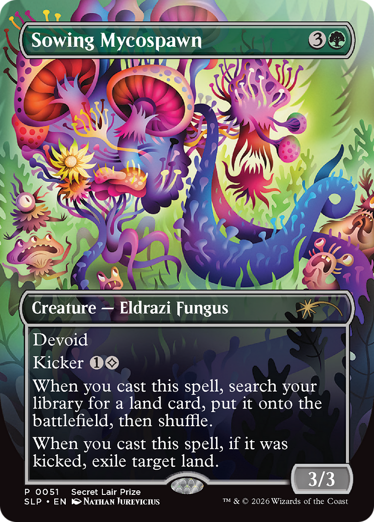 Sowing Mycospawn [Secret Lair Showdown] MTG Single Magic: The Gathering | Red Claw Gaming