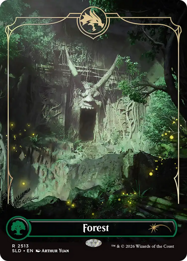 Forest (2513) [Secret Lair Drop Series] MTG Single Magic: The Gathering | Red Claw Gaming