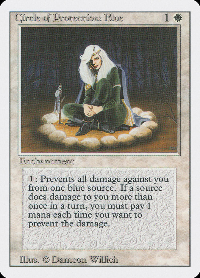 Circle of Protection: Blue [Revised Edition] MTG Single Magic: The Gathering | Red Claw Gaming