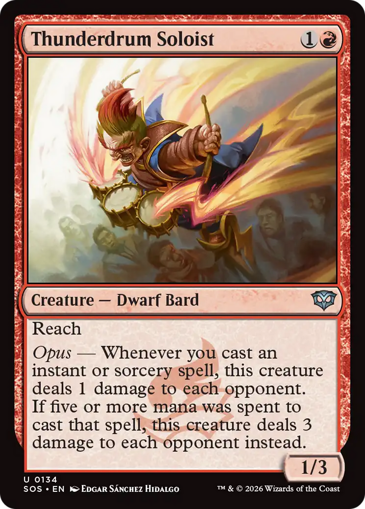 Thunderdrum Soloist [Secrets of Strixhaven] MTG Single Magic: The Gathering | Red Claw Gaming