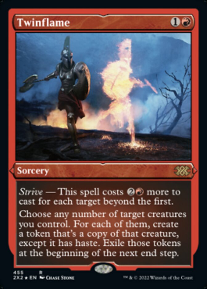 Twinflame (Foil Etched) [Double Masters 2022] MTG Single Magic: The Gathering    | Red Claw Gaming