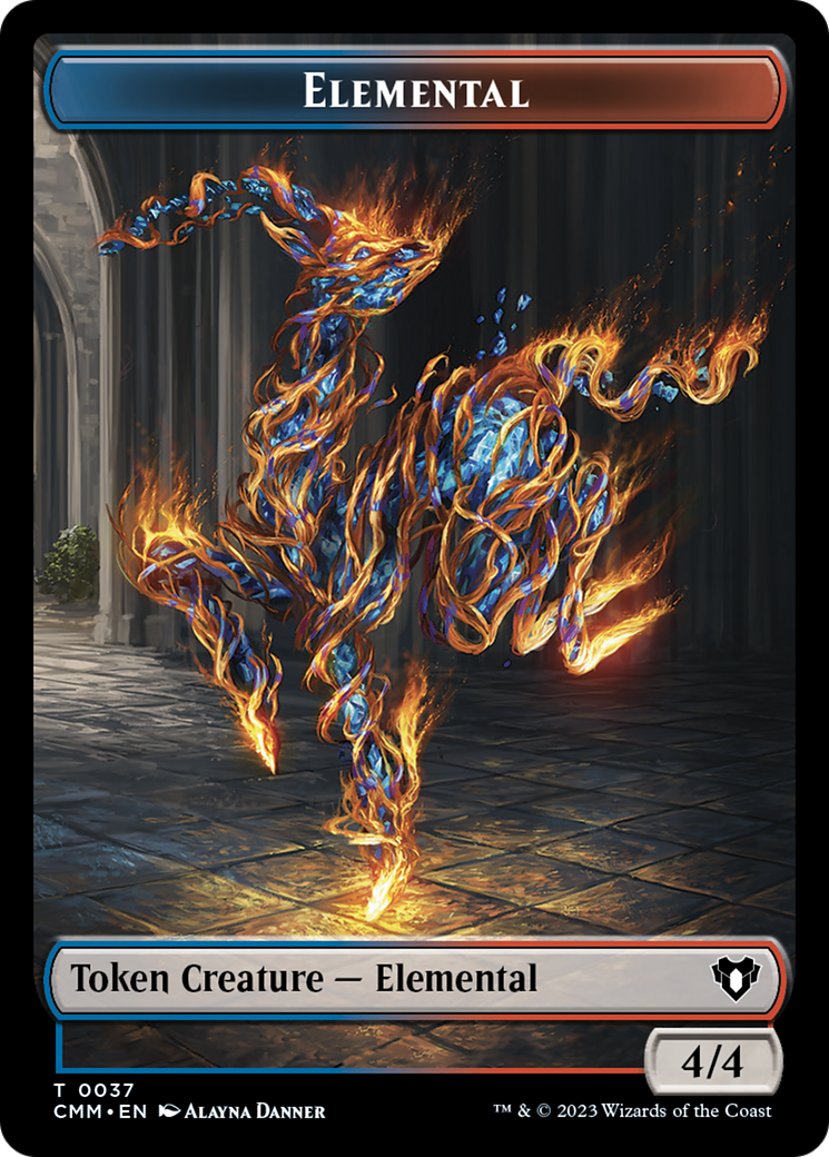 Elemental Token (37) [Commander Masters Tokens] MTG Single Magic: The Gathering    | Red Claw Gaming