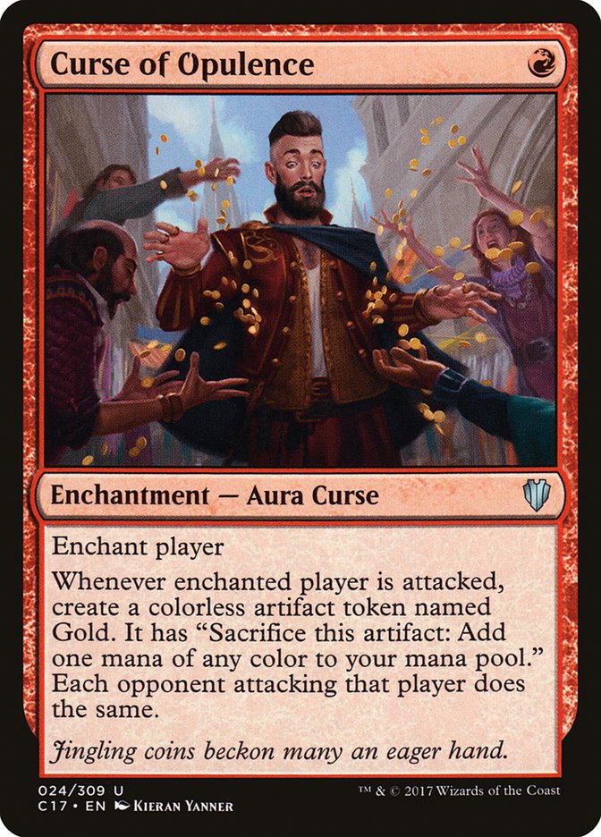 Curse of Opulence [Commander 2017] MTG Single Magic: The Gathering | Red Claw Gaming