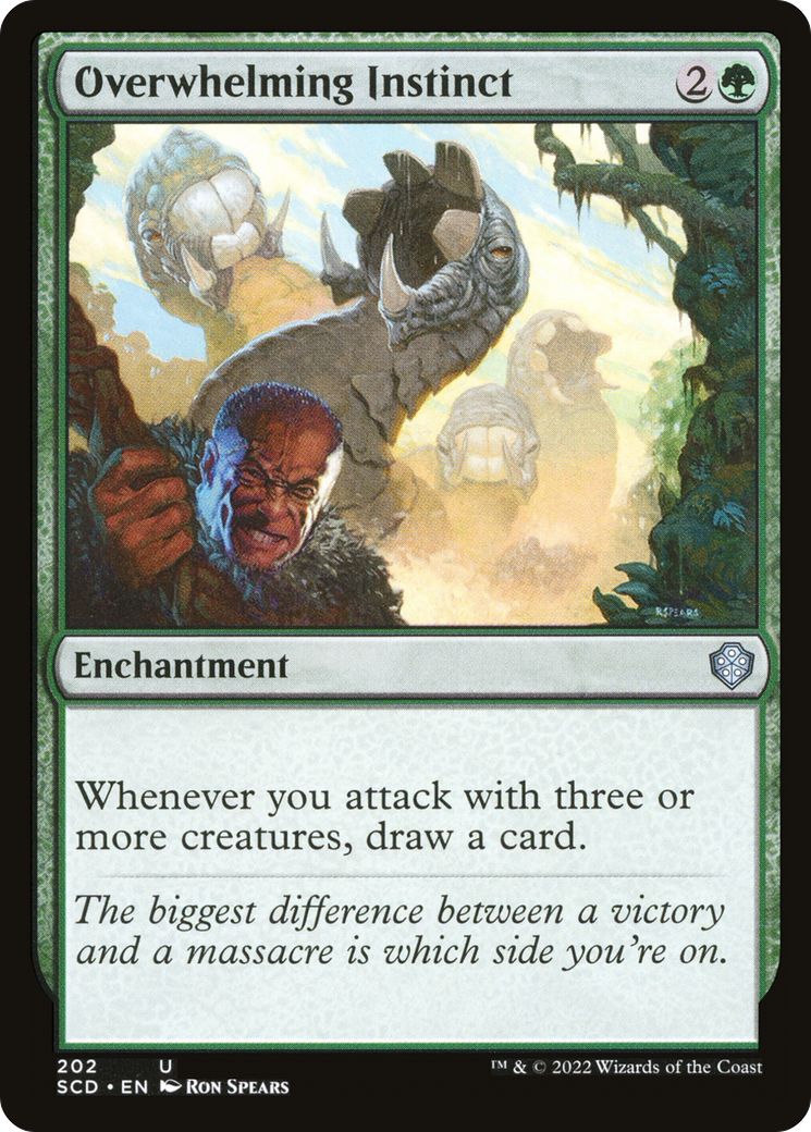 Overwhelming Instinct [Starter Commander Decks] MTG Single Magic: The Gathering | Red Claw Gaming