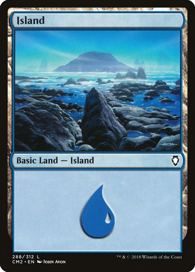 Island (288) [Commander Anthology Volume II] MTG Single Magic: The Gathering | Red Claw Gaming