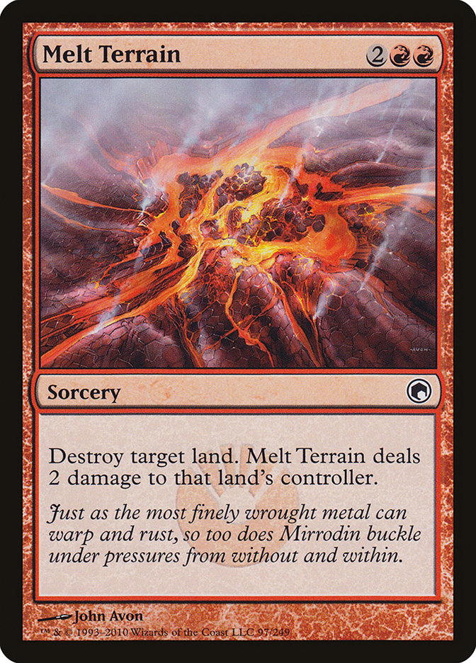 Melt Terrain [Scars of Mirrodin] MTG Single Magic: The Gathering | Red Claw Gaming
