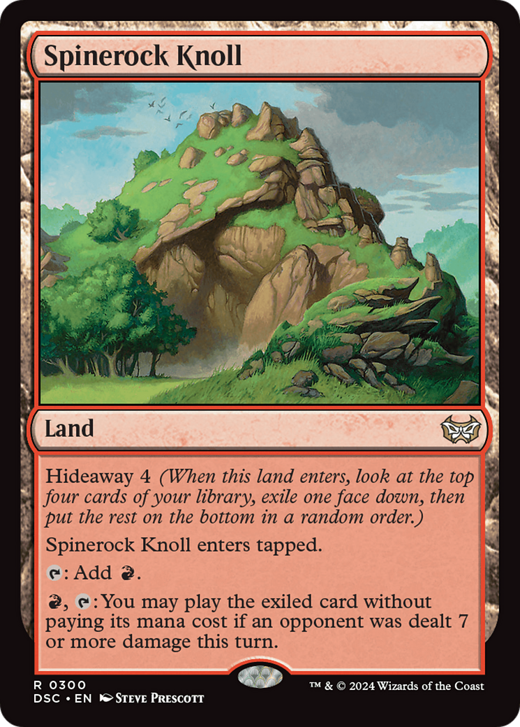 Spinerock Knoll [Duskmourn: House of Horror Commander] MTG Single Magic: The Gathering | Red Claw Gaming