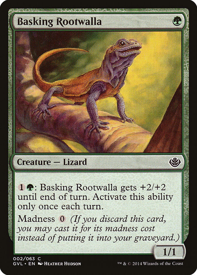 Basking Rootwalla (Garruk vs. Liliana) [Duel Decks Anthology] MTG Single Magic: The Gathering | Red Claw Gaming