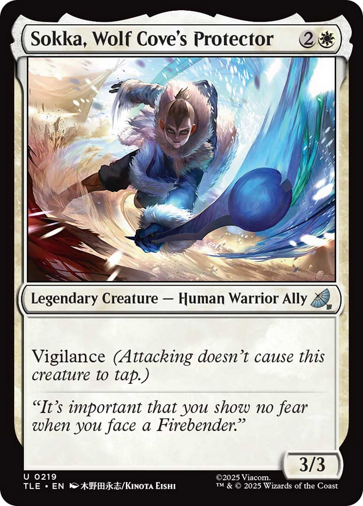 Sokka, Wolf Cove's Protector [Avatar: The Last Airbender: Eternal-Legal] MTG Single Magic: The Gathering | Red Claw Gaming