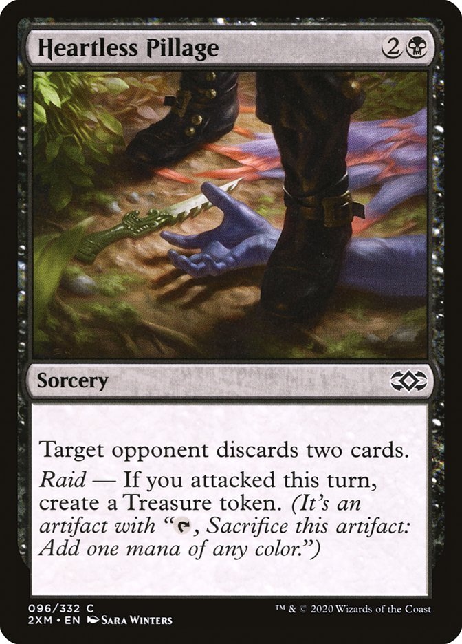 Heartless Pillage [Double Masters] MTG Single Magic: The Gathering | Red Claw Gaming