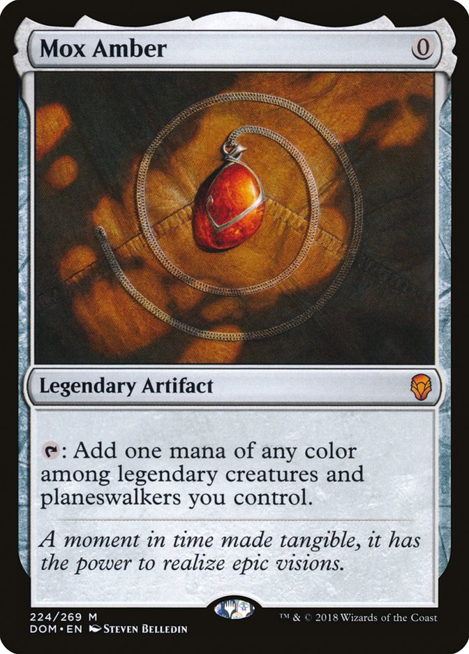 Mox Amber [Dominaria] MTG Single Magic: The Gathering | Red Claw Gaming