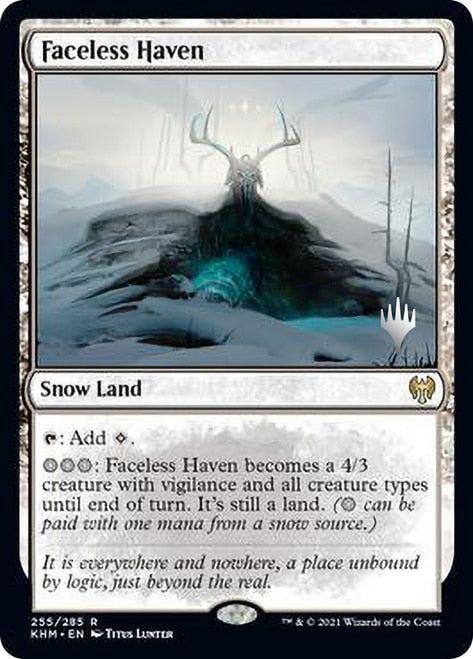 Faceless Haven (Promo Pack) [Kaldheim Promos] MTG Single Magic: The Gathering | Red Claw Gaming