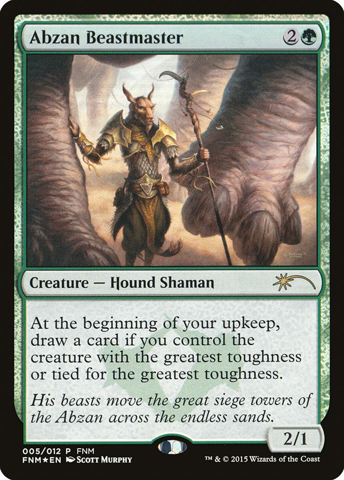 Abzan Beastmaster [Friday Night Magic 2015] MTG Single Magic: The Gathering | Red Claw Gaming