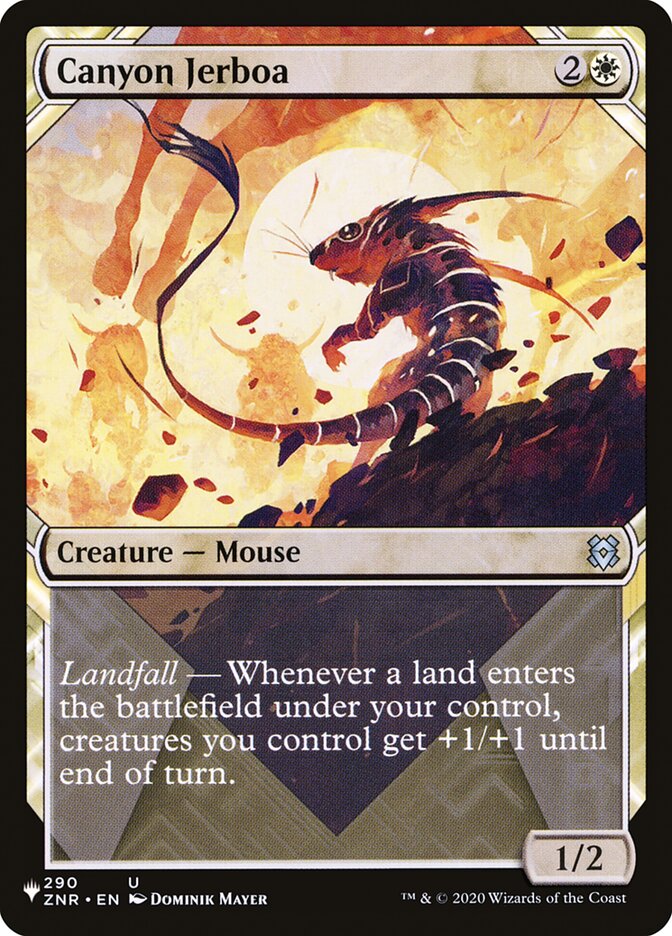 Canyon Jerboa (Showcase) [The List] MTG Single Magic: The Gathering | Red Claw Gaming