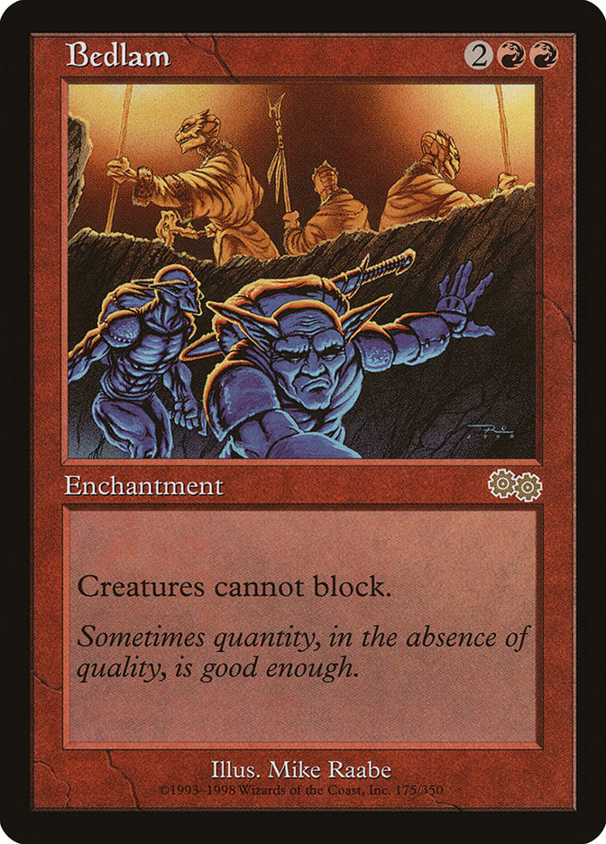 Bedlam [Urza's Saga] MTG Single Magic: The Gathering | Red Claw Gaming
