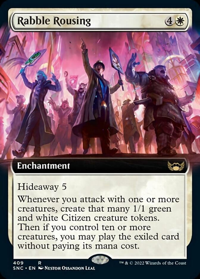 Rabble Rousing (Extended Art) [Streets of New Capenna] MTG Single Magic: The Gathering | Red Claw Gaming