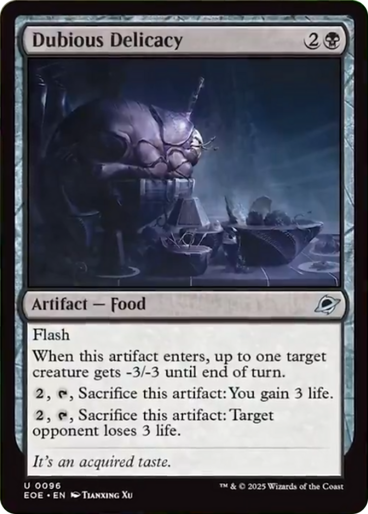 Dubious Delicacy [Edge of Eternities] MTG Single Magic: The Gathering | Red Claw Gaming