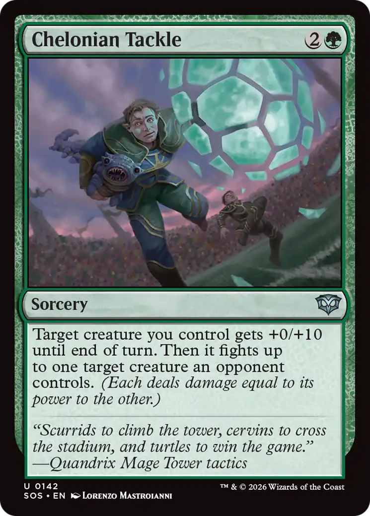 Chelonian Tackle [Secrets of Strixhaven] MTG Single Magic: The Gathering | Red Claw Gaming