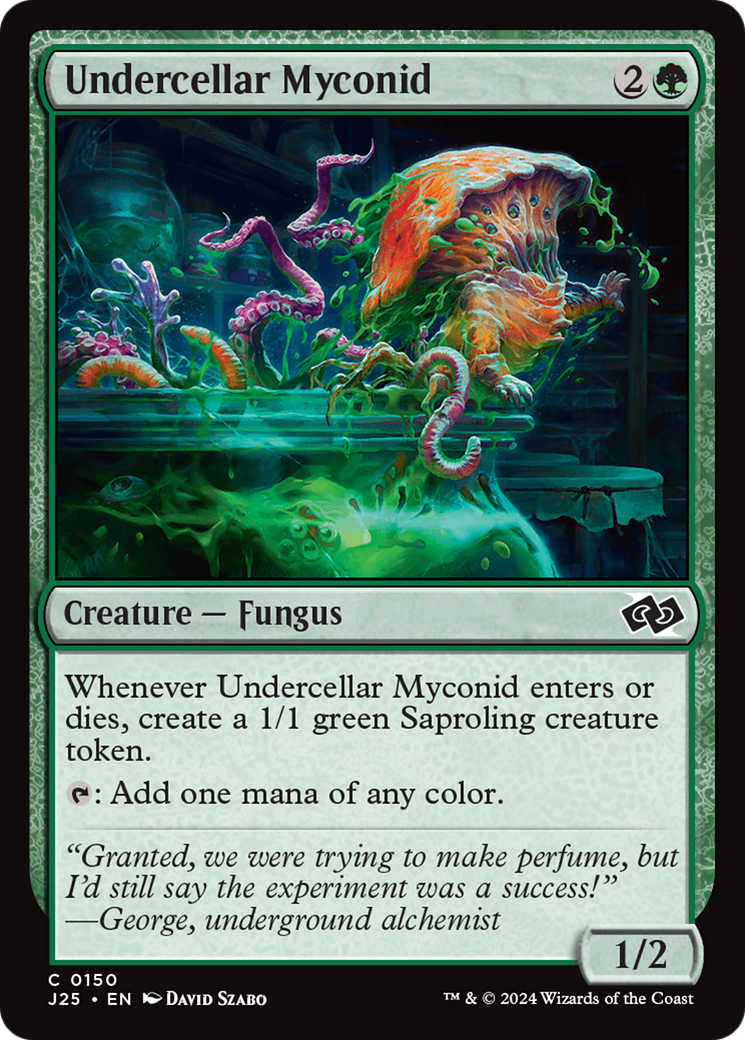 Undercellar Myconid [Foundations Jumpstart] MTG Single Magic: The Gathering | Red Claw Gaming