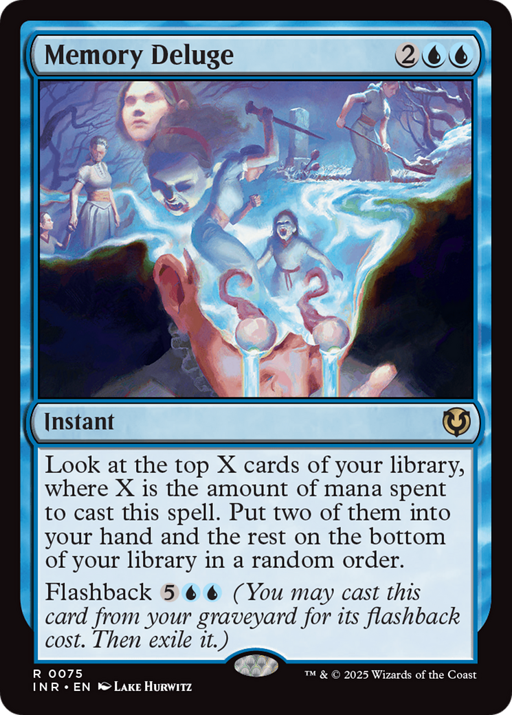 Memory Deluge [Innistrad Remastered] MTG Single Magic: The Gathering | Red Claw Gaming