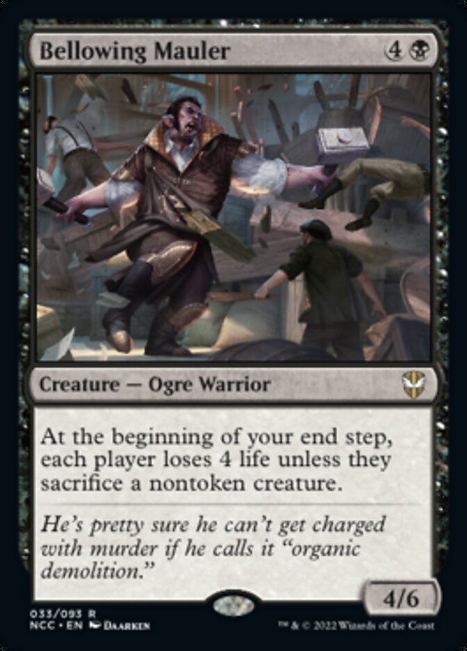 Bellowing Mauler [Streets of New Capenna Commander] MTG Single Magic: The Gathering | Red Claw Gaming